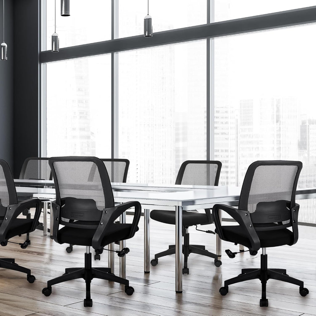 neo chair home office desk chair ergonomic mesh, front angle view