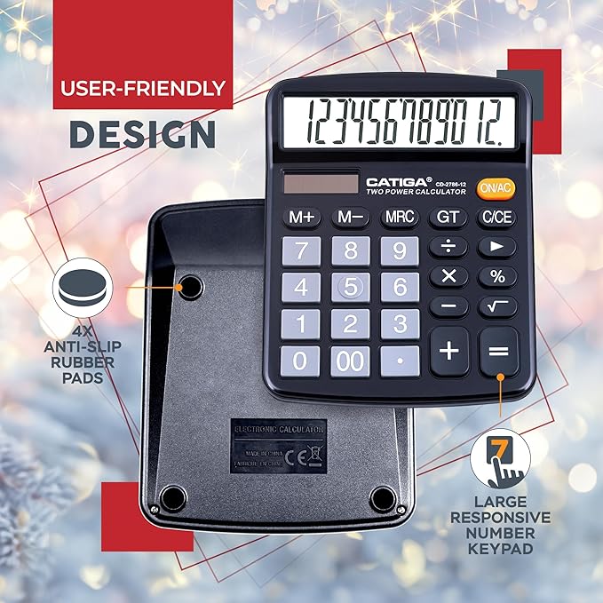 CATIGA 12 Digits Desktop Calculator - Image 6