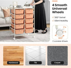 GLACER 10 Drawer Rolling Cart, Storage Cart - Image 6