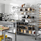 Regal Altair 21" Deep x 42" Wide x 74" Height Wire Shelving Kit | 8-Tier | NSF - Image 5
