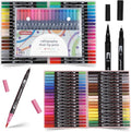Incraftables 36 Color Dual Tip Calligraphy Pen Set – Artist Brush Pens & Fine by Incraftables