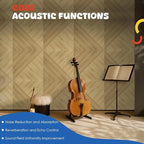 EVENRISING Acoustic Panels 6 Pack, Soundproof Wall Panels 23.6 x 23.6 Inches - Image 3