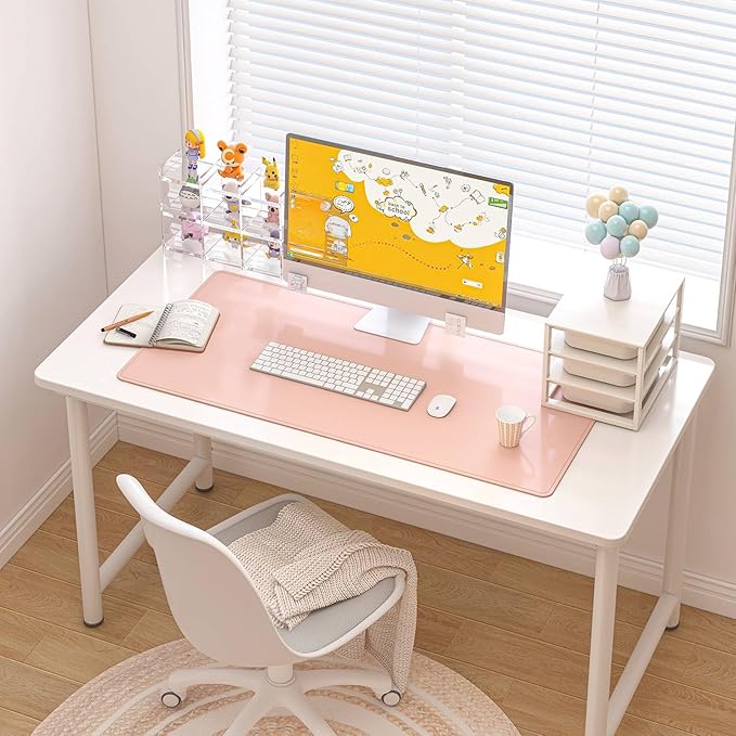 DAWNTREES Desk Mat Protector, PU Leather Desk Pad, Non Slip, Large Mouse Pad - Image 7