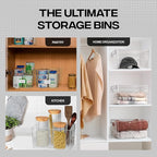 ClearSpace Clear Plastic Storage Bins – Pantry Organizers & Storage Containers - Image 3