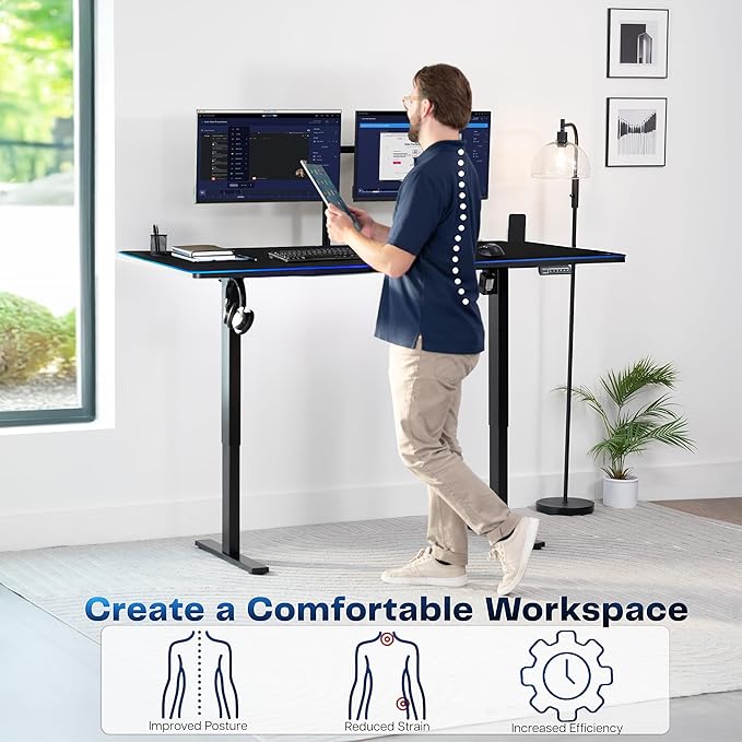 VIVO Electric 71 x 30 in Standing Desk - Image 4