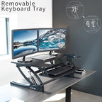VIVO 36 inch Height Adjustable Stand Up Desk Converter, V Series, Quick Sit to - Image 8