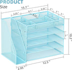 Marbrasse 5-Tier Desk Organizer - Image 2