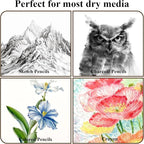 Fuxi Sketchbook 8.5x11, 100 Sheets Hard Cover Sketch Book 8.5" x 11", 68 - Image 5