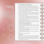 Clever Fox Password Book Spiral – Mini Internet Address & Password Organizer - Image 5