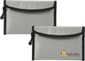 2 Pack Small Fireproof Bag, Non-itchy Fireproof Wallet Bag by Unknown