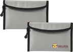 2 Pack Small Fireproof Bag, Non-itchy Fireproof Wallet Bag by Unknown