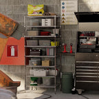 Regal Altair 24" Deep x 36" Wide x 86" Height Wire Shelving Kit | 8-Tier | NSF - Image 7