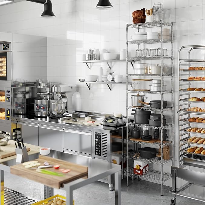Regal Altair 14" Deep x 24" Wide x 96" Height Wire Shelving Kit | 10-Tier | NSF - Image 7