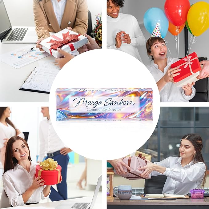 Personalized Name Plate for Desk Custom Acrylic Desk Name Plate Custom Employee - Image 7