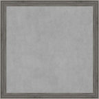 Amanti Art Grey Framed Magnetic Board 27x27 Medium Vision Board by AmantiArt