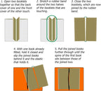 Apeso Refill Pages for Travel Leather Journal - A6 Blank and Lined Inserts Scratch Pads Refills, 3 Sets of 6 Journal Refills for Leather Travel Notebook Diary