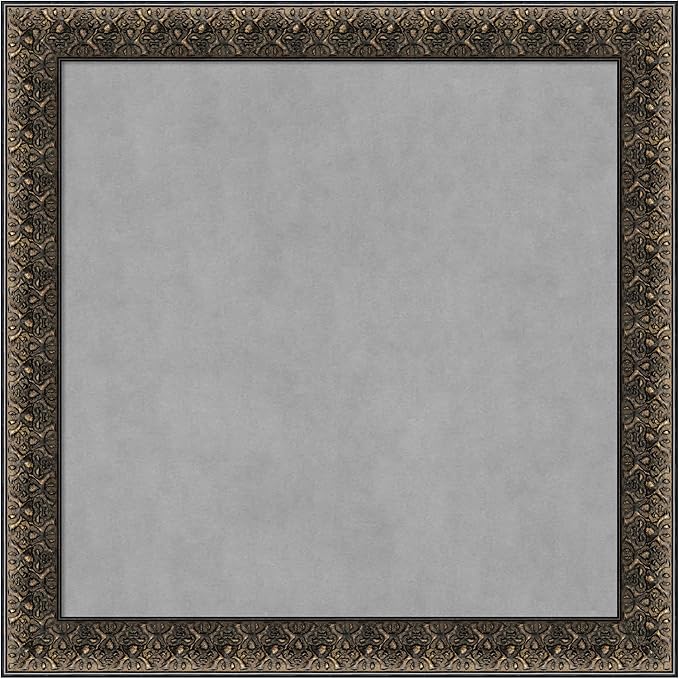 Amanti Art Black Framed Magnetic Board 29x29 Medium Vision Board by AmantiArt