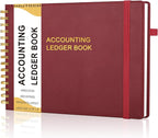 HAUTOCO Hardcover Accounting Ledger Book by HAUTOCO