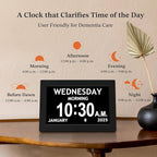 10.1'' Digital Clock, 1280*800p HD Extra Large Display, Digital Clock - Image 6