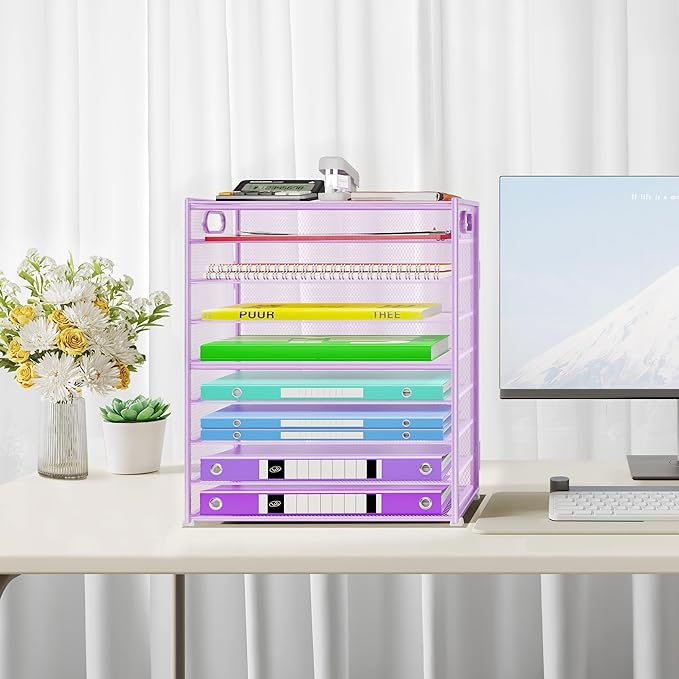 Cawukege 9 Tier Paper Organizer - Image 6