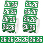 1000pcs 2026 Year Stickers, 3/4x1-1/2 Inch 26 Year Colored Self-Adhesive by Unknown