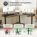 FLEXISPOT 71'' L Shaped Standing Desk Electric Corner Table - Image 9