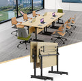 JEHUJD Conference Table, 55.1''Folding Conference Room Table by Unknown
