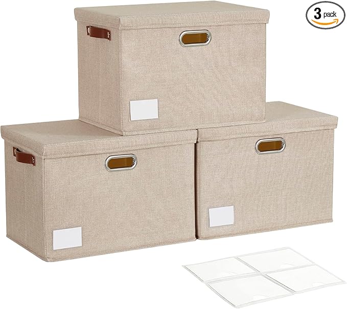 Roobyl 17" Large Collapsible Storage Bins by Roobyl