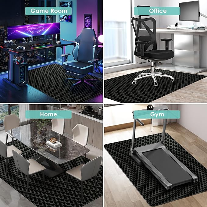 Vicwe Office Chair Mat for Hardwood Floor, Gaming Chair Mat for Hardwood - Image 6
