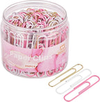 NEEWAY 200pcs Large Pink Paper Clips, 2 Inch Jumbo Paper Clip, Ceative Colored by NEEWAY