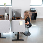 VIVO Clamp-on Privacy Panels 60 x 24 inch, 24 x 24 inch, Sound Absorbing - Image 7