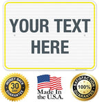 Personalized Custom Customize for Office, Delivery Yellow Sign, 18x24 Inches - Image 8