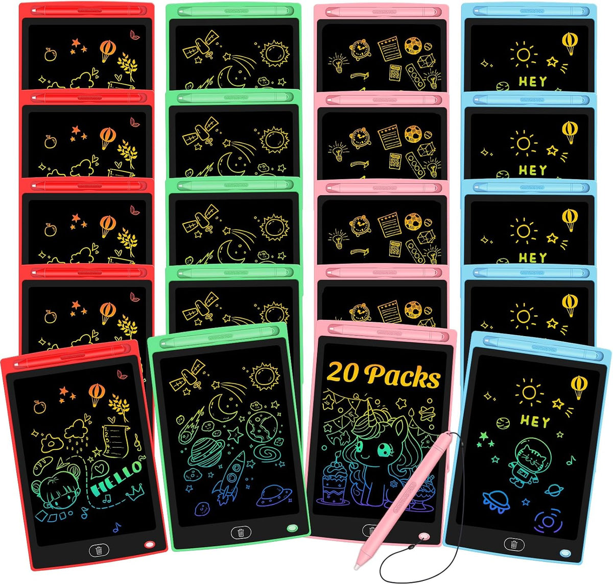 20 Pack LCD Writing Tablet for Kids