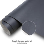 KINGFOM Desk Pad Office Desktop Protecter, PU Leather Desk Mat Blotters - Image 6