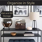 BLU MONACO | Wooden Mail Organizer - Image 2