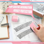 Nezyo 2 Pack Identity Protection Roller Stamp Identity Theft, Confidential - Image 4