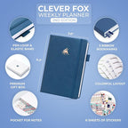 Clever Fox Planner 2nd Edition – Colorful Weekly & Monthly Goal Planner - Image 2