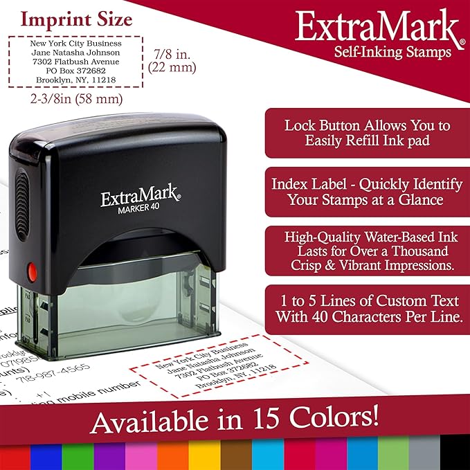 ExtraMark Return Address Stamp - Image 3