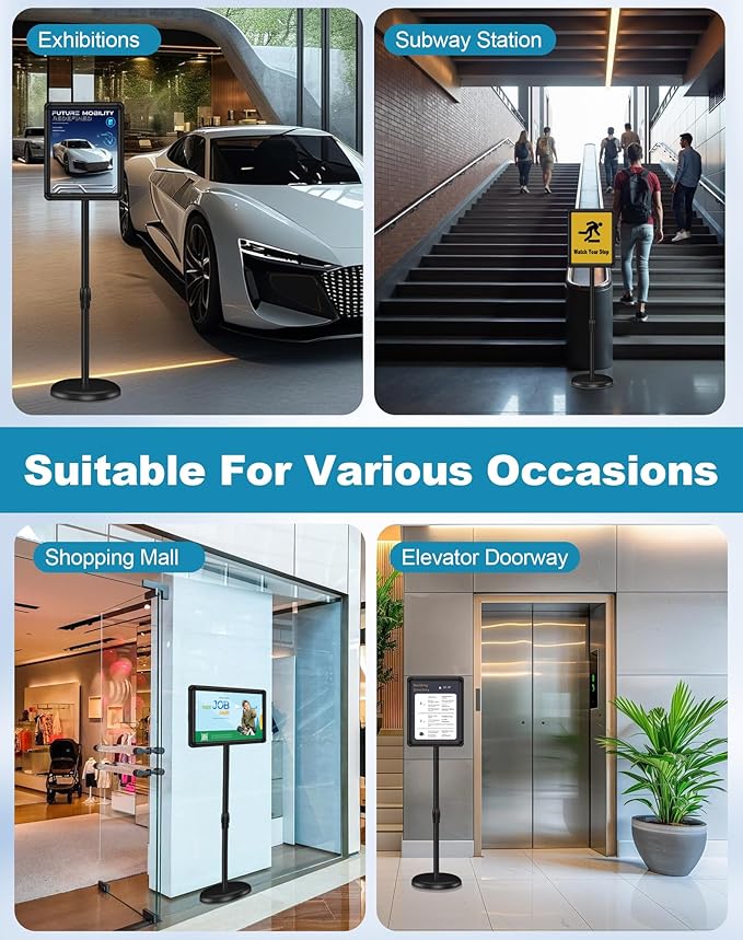 2 Pack Sign Holder Stand 8.5x11 inch - Image 3