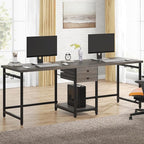 Tribesigns 79 Inch Extra Long Desk, Two Person Desk - Image 3