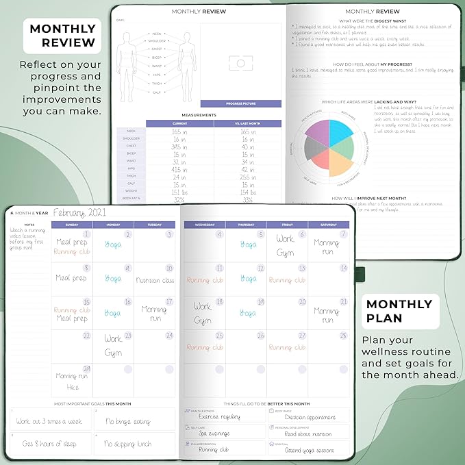 Clever Fox Fitness & Food Journal PRO – Daily Workout & Meal Planner - Image 4
