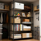 M MZG 6 Tiers Shelf 2100 lbs Steel Storage Shelving Utility Shelving Unit Steel - Image 6