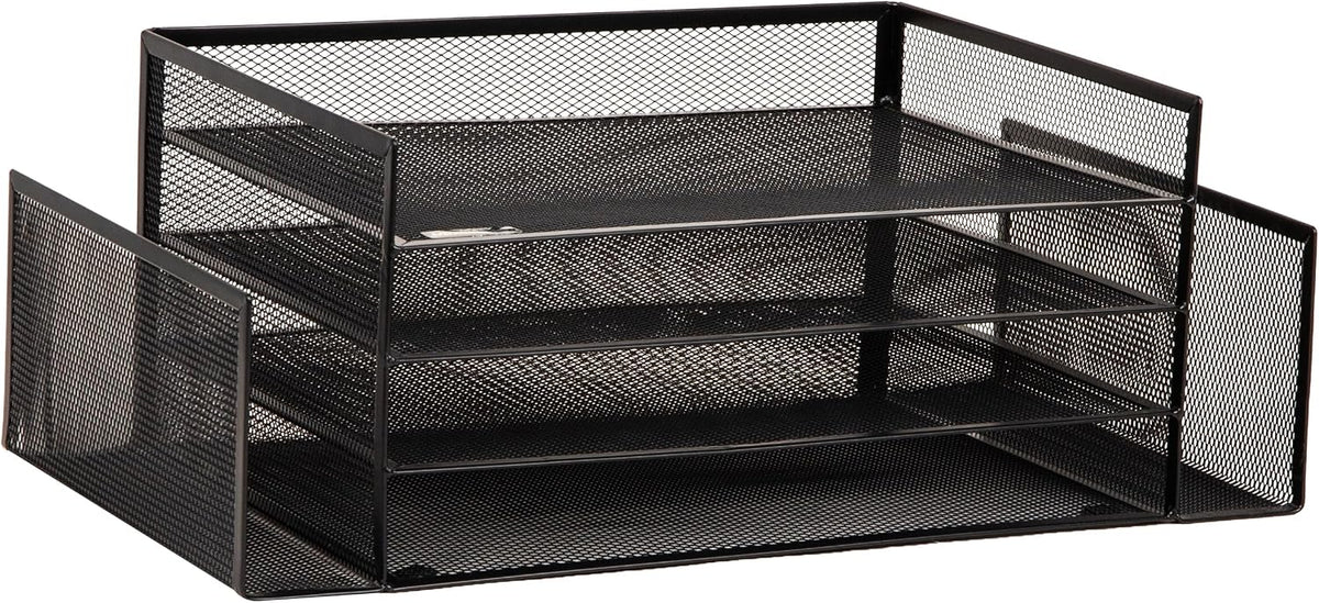 Mind Reader Desktop Organizer, File Storage, Paper Tray, Workspace, Office, M...