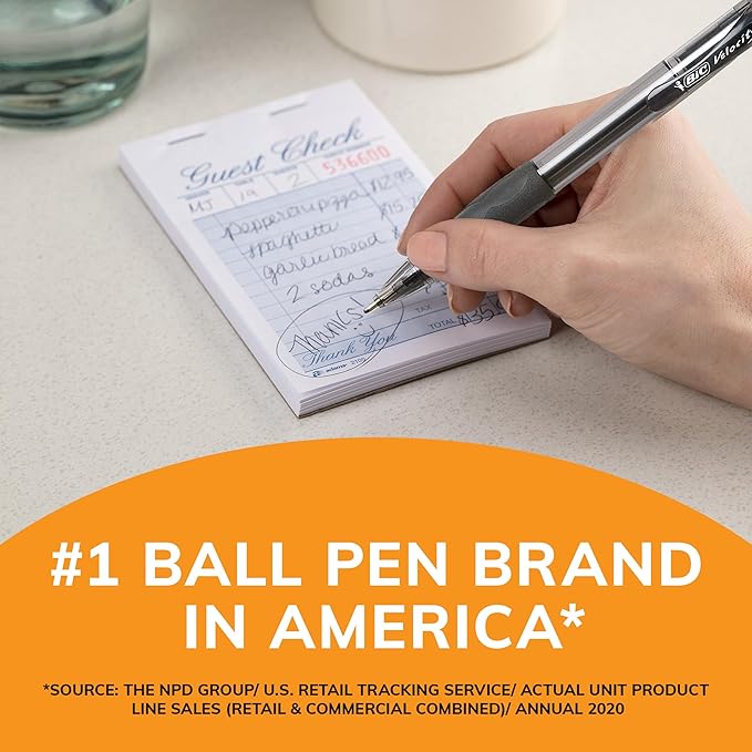 BIC Glide Bold Black Ballpoint Pens, Bold Point, 36-Count Pack, Retractable - Image 5