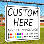 Custom Signs Outdoor-30×24inches-Large size, Prefabricated holes, - Image 8