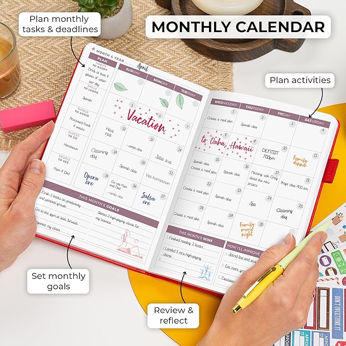 Clever Fox Planner 2nd Edition – Colorful Weekly & Monthly Goal Planner - Image 4