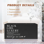 Exqcom Black Girl Luxury Inspirational Pen Pencil Holder, Desk Accessories Gifts - Image 6