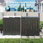 EasyUp 90 Gallon Deck Boxes Waterproof, Outdoor Large Storage Boxes - Image 5