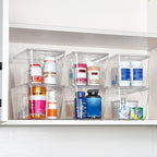Vtopmart 6 Pack Clear Stackable Storage Bins - Image 7