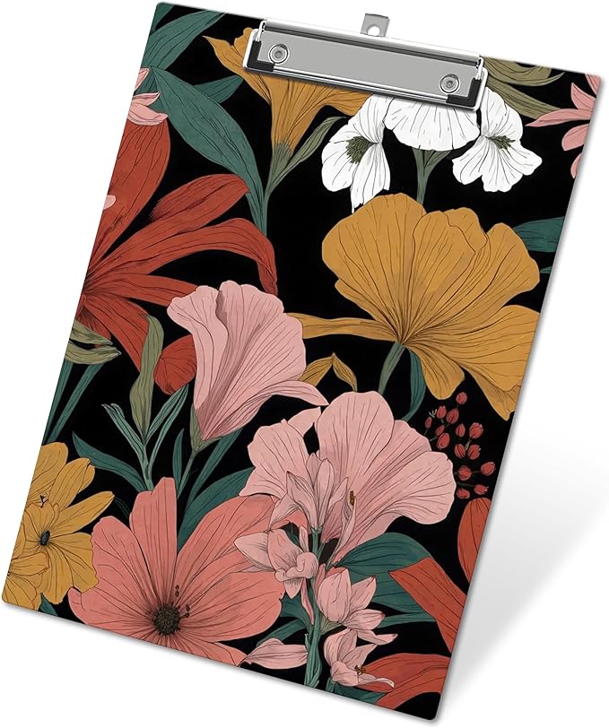 APIILVPQ Boho Clipboard，Floral Clipboards by Unknown